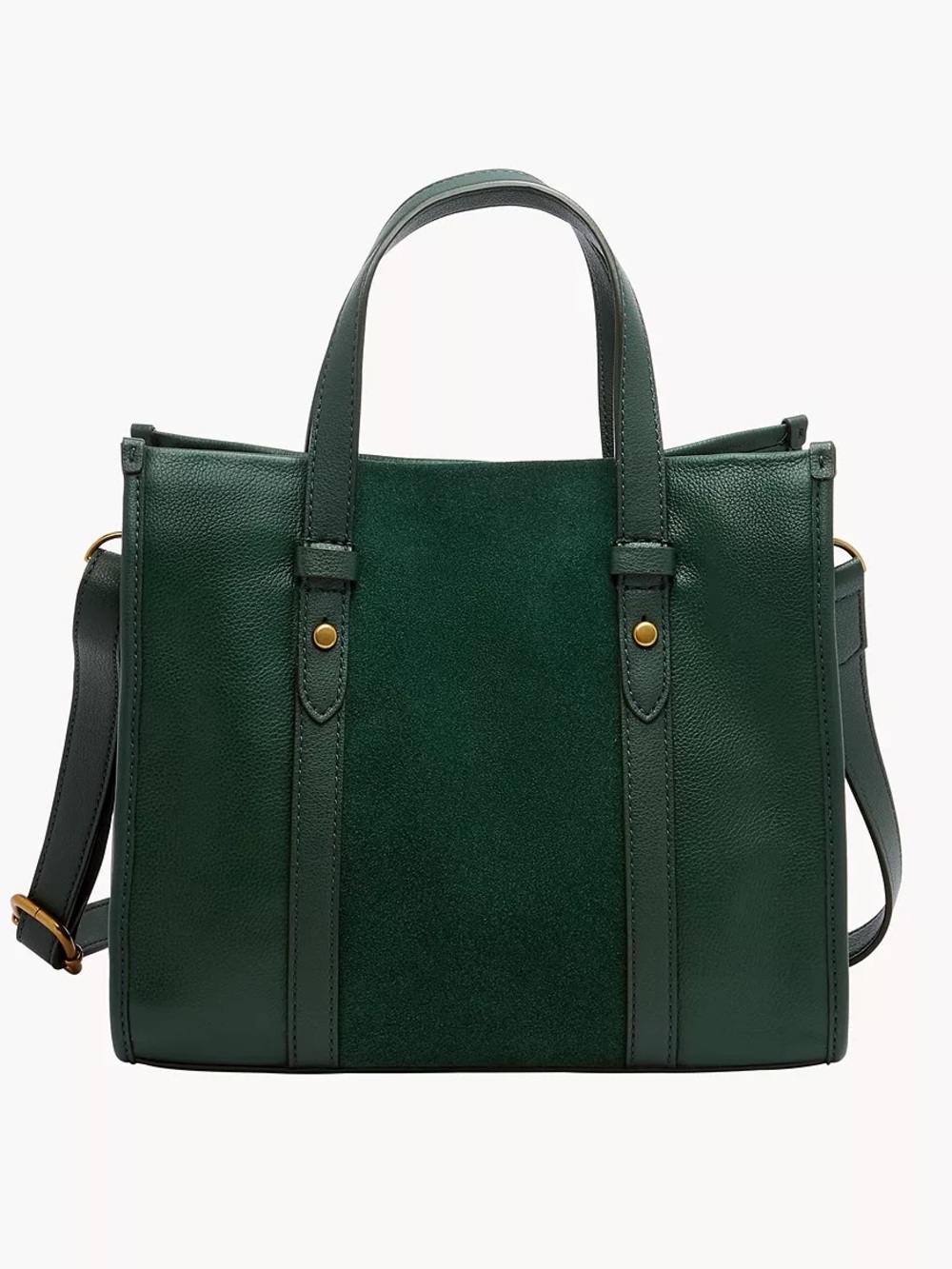 Fossil Pine Green Kingston Satchel - Picture 2 of 6